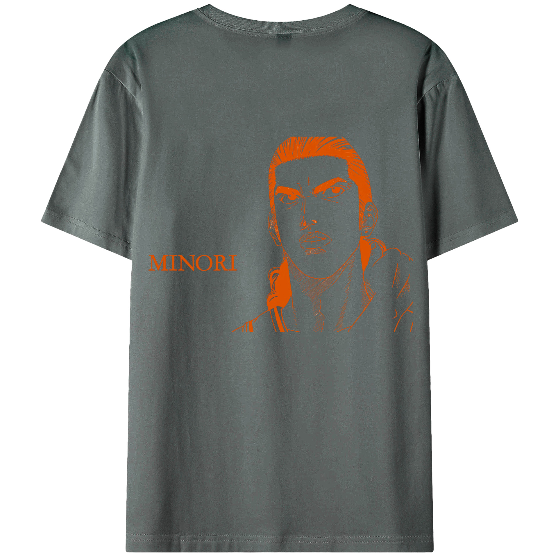 （画像用） SLAM DUNK／スラムダンク 綿100％ メンズ半袖Tシャツ（バックプリント） 通気性